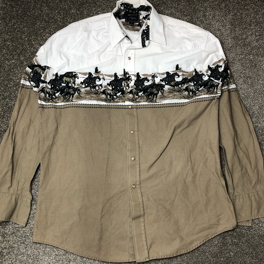 Roper Western Pearl Snap Button Down